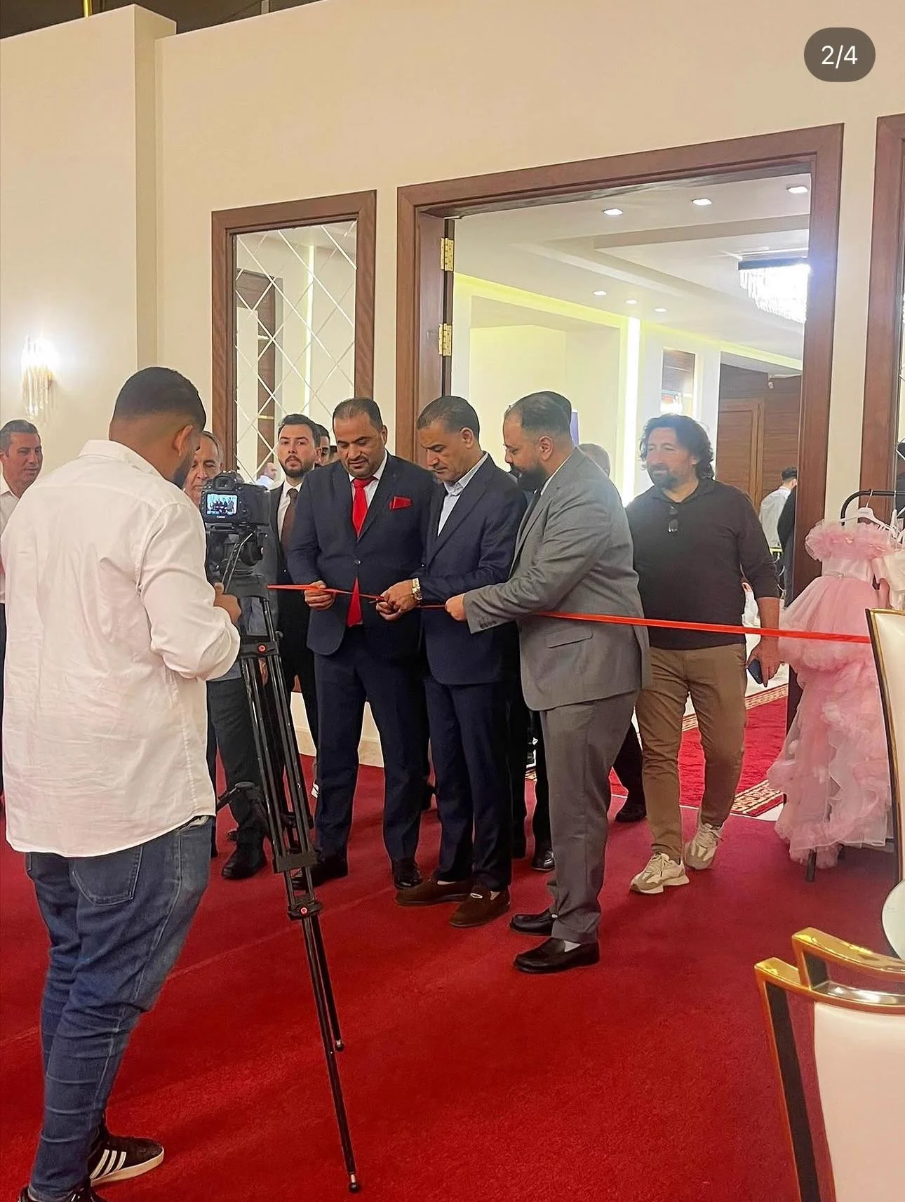 Bingazi Türk Çocuk ve Bebek Giyim Fuarı 2025 açılış töreni — kurdele kesimi