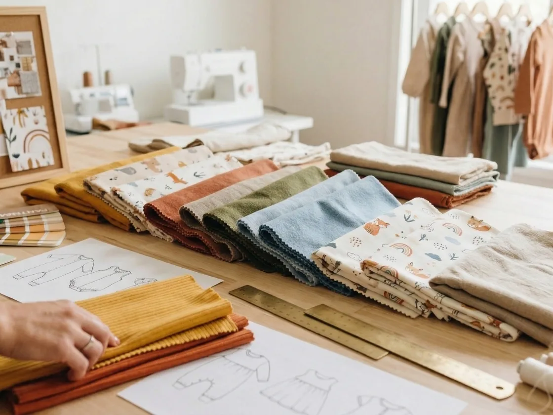 إنتاج ملابس الأطفال